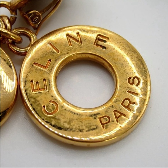 Celine Earrings PARIS Authentic Vintage - Picture 4 of 9